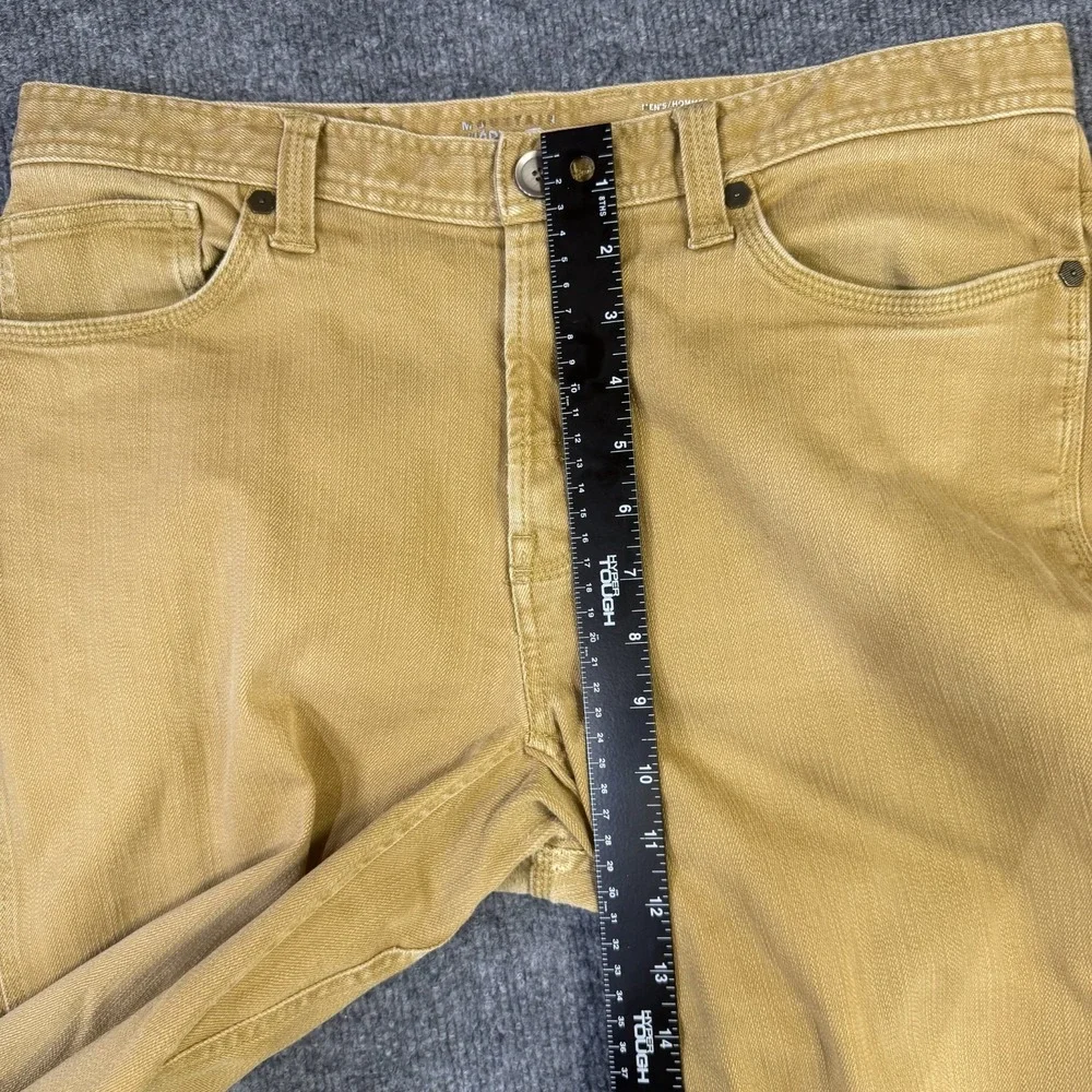 Mountain Hardwear Jeans Men 32x32 Golden Brown Tan Stretch Denim Straight Hiking